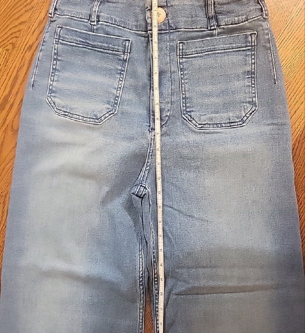 Maeve COLETTE Light Wash Wide Leg Denim Jeans, size 30 - Picture 3 of 8